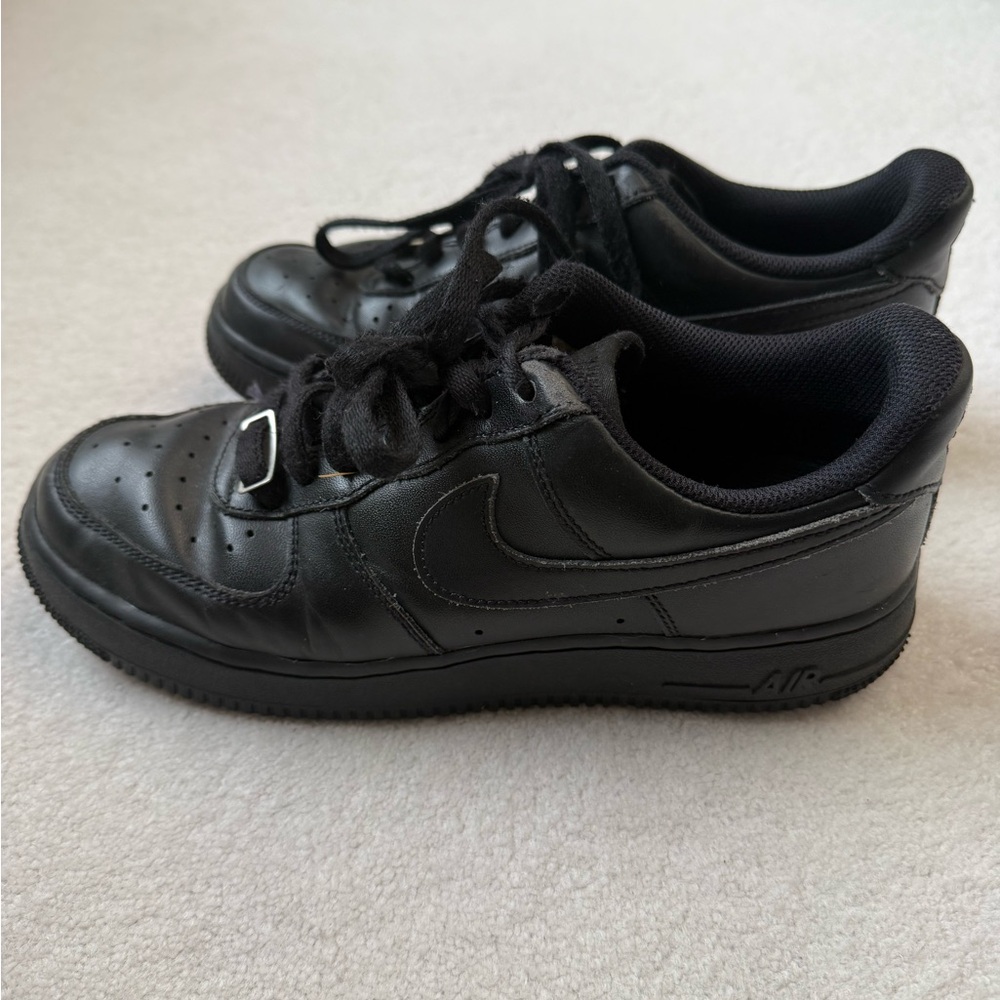 Black Nike Air Force One Sneakers